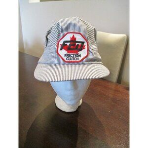 Vintage Canada Railway Train Conductor Hat Cap Snapback Friction Clutch